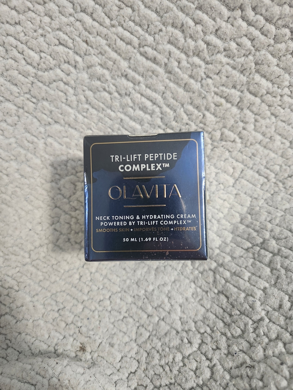 Olavita Tri-Lift Peptide Complex Neck Toning & Hydrating Cream - Blue